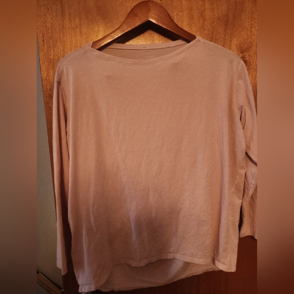 Pale Pink Long Sleeve Lululemon M